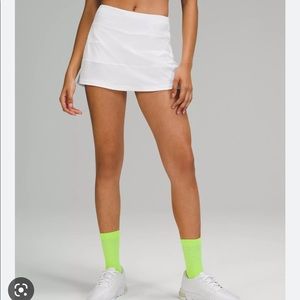 Lululemon Pace Rival Skirt size 6 white